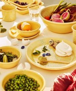 Kapka Splatter Fest Enamel Side Plate Yellow 16cm Enamel - Kapka