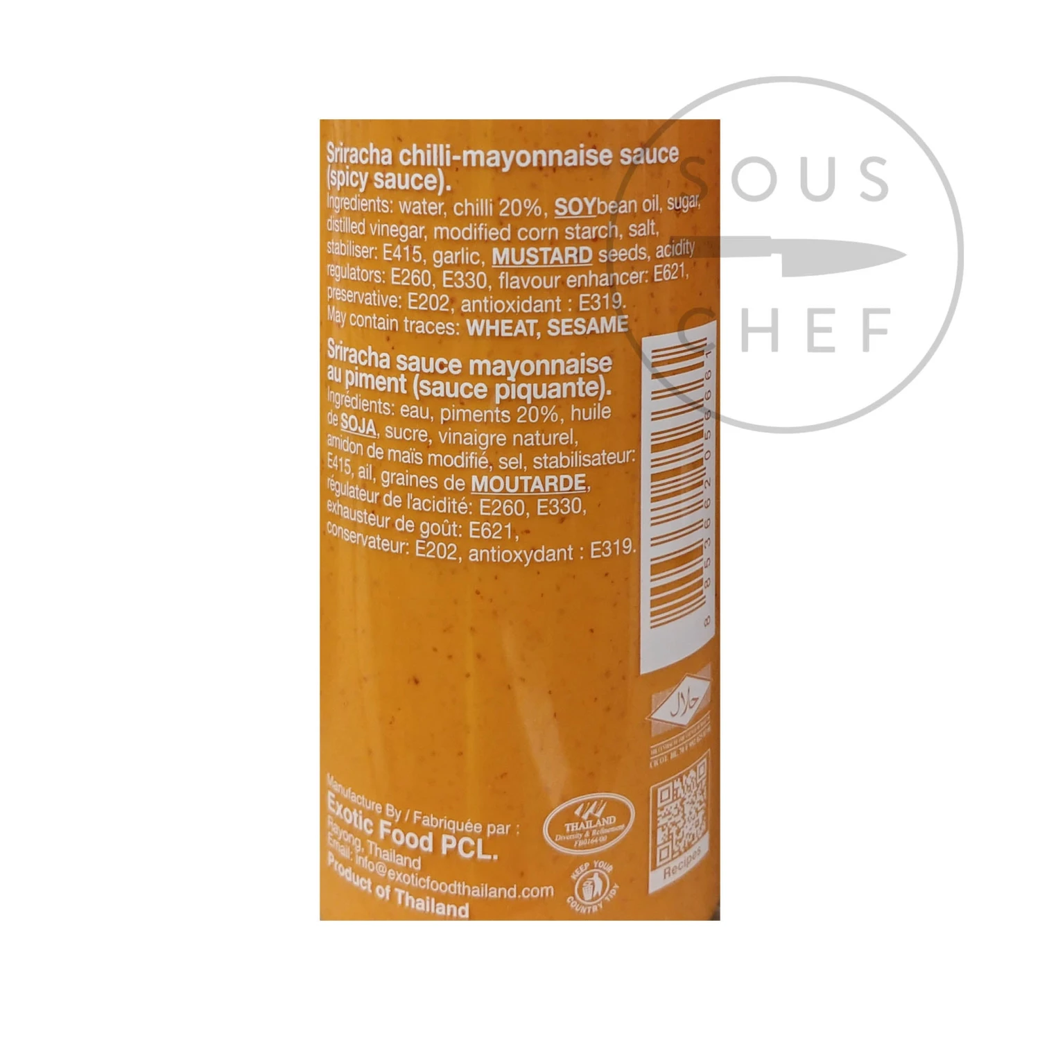 Flying Goose Sriracha Mayo 455ml Ingredients 6 Flying Goose Sriracha Mayo 455ml Ingredients