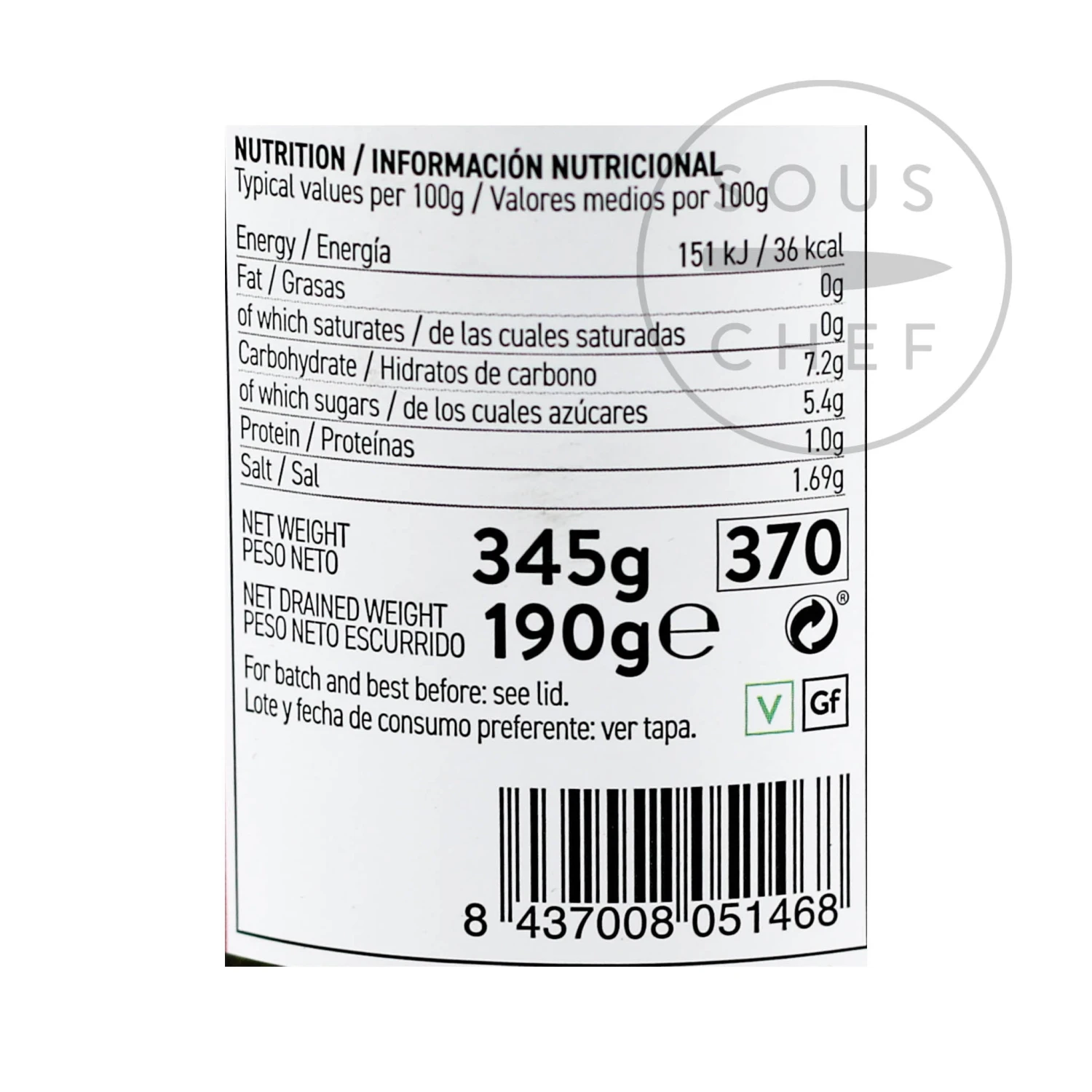 Perello Cocktail Gherkins 190g 5 Perello Cocktail Gherkins 190g