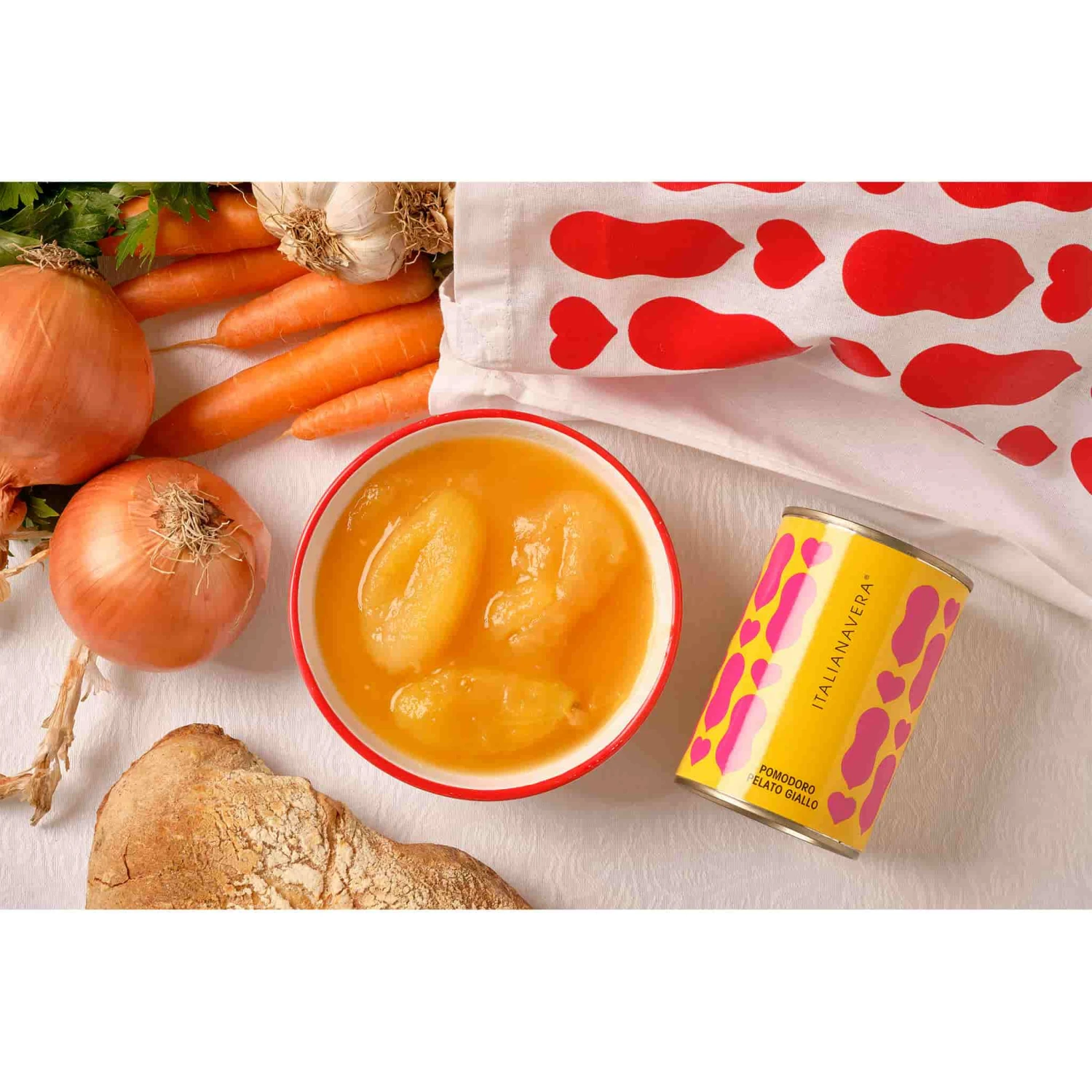 Italianavera Yellow Peeled Tomatoes 400g 4 Italianavera Yellow Peeled Tomatoes 400g