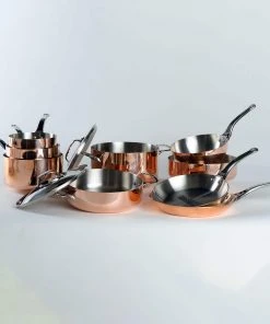 Damaged Box De Buyer Inocuivre Copper Saute Pan With Stainless Steel Handle And Lid 28cm Special Offers 7 Damaged Box De Buyer Inocuivre Copper Saute Pan With Stainless Steel Handle And Lid 28cm Special Offers