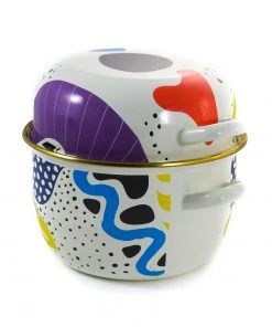 Kapka Cookware Abstract Enamel Mussel Pot
