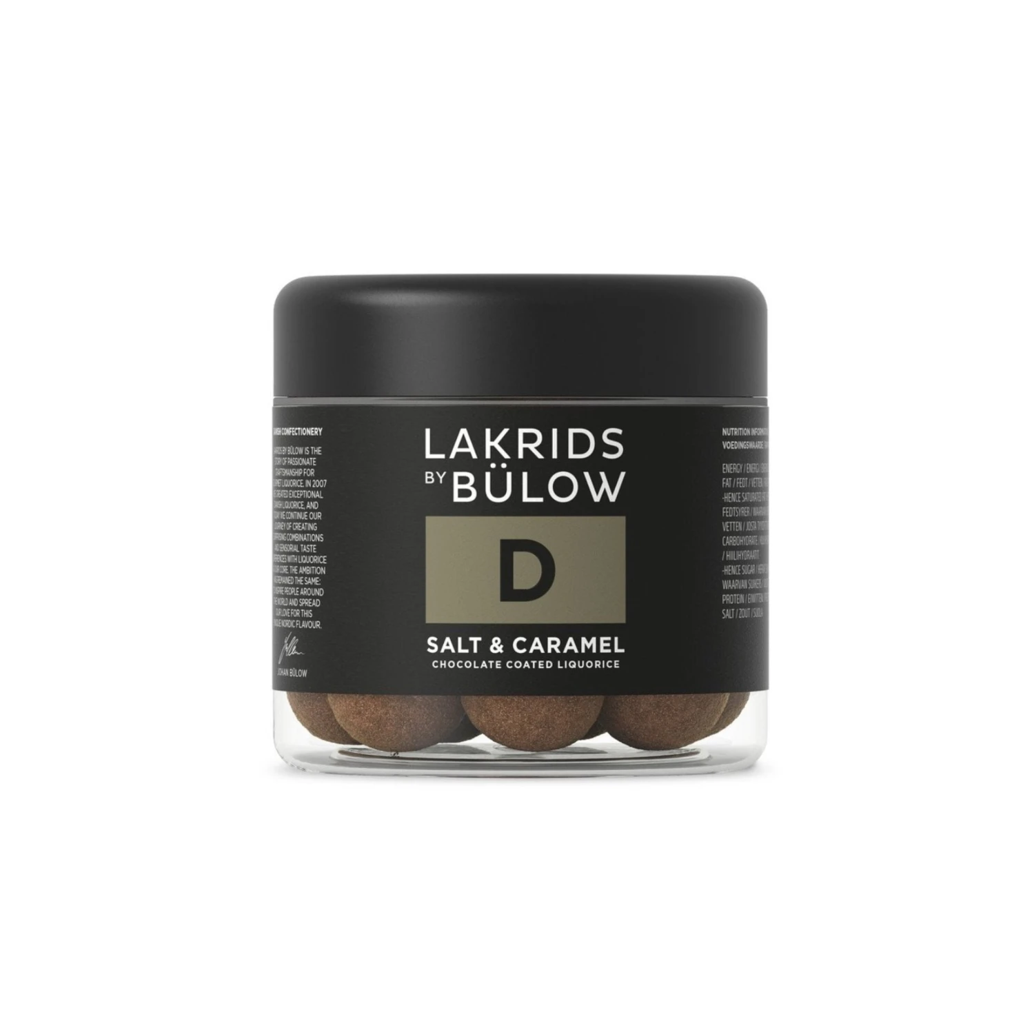 Ingredients Lakrids Liquorice D - Salt Caramel Chocolate Liquorice 125g 3 Ingredients Lakrids Liquorice D - Salt Caramel Chocolate Liquorice 125g