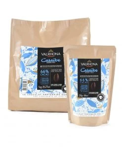 Valrhona Caraibe 66% Dark Chocolate Chips Cooking Chocolate