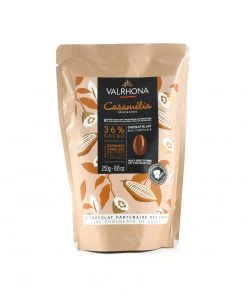 Valrhona Caramelia 36% Milk Chocolate Chips 250g