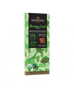 Valrhona Milk Andoa Lactee 39% Milk Chocolate Bar 70g
