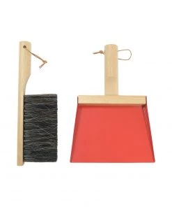 Andree Jardin Hand Brush & Dustpan Set - Red
