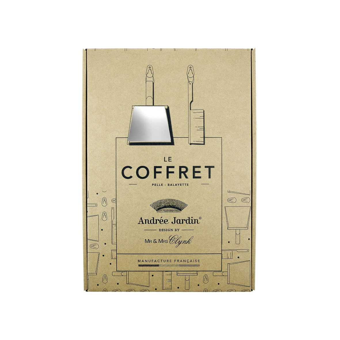 Andree Jardin Hand Brush & Dustpan Set - Red 4 Andree Jardin Hand Brush & Dustpan Set - Red