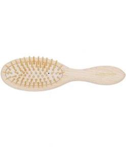 Andree Jardin Small Detangling Hair Brush - Beech Wood & Wooden Studs Gifts