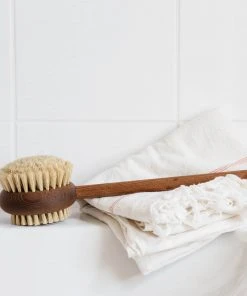 Andree Jardin Long Handled Back Brush - Ash Wood & Hog Bristle