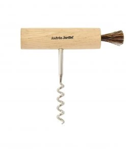 Cookware Andree Jardin Oak Corkscrew With Horsehair Brush