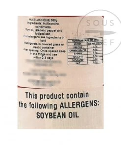 La Costena Cuitlacoche 380g Ingredients 7 La Costena Cuitlacoche 380g Ingredients