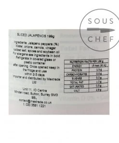 La Costena Sliced Green Jalapeno Peppers 199g