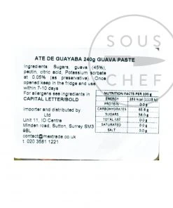 Ingredients La Costena Guava Paste 240g