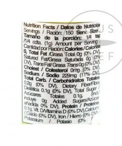 Pico Guacamole Mix 150g Ingredients 7 Pico Guacamole Mix 150g Ingredients