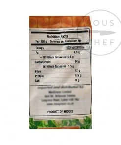 Naturelo White Masa Harina 1kg Ingredients