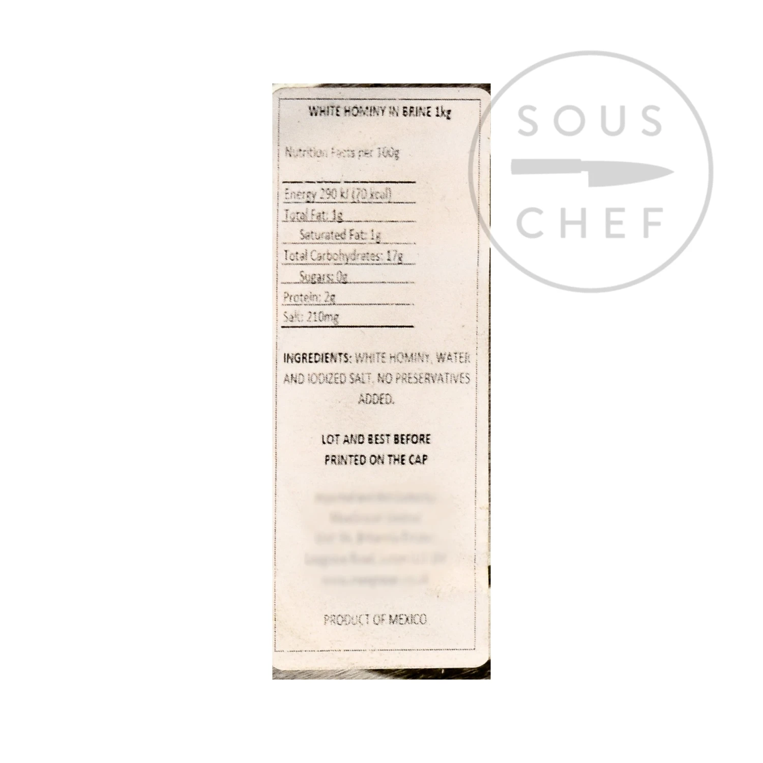 El Mexicano Mexican Hominy 822g 4 El Mexicano Mexican Hominy 822g