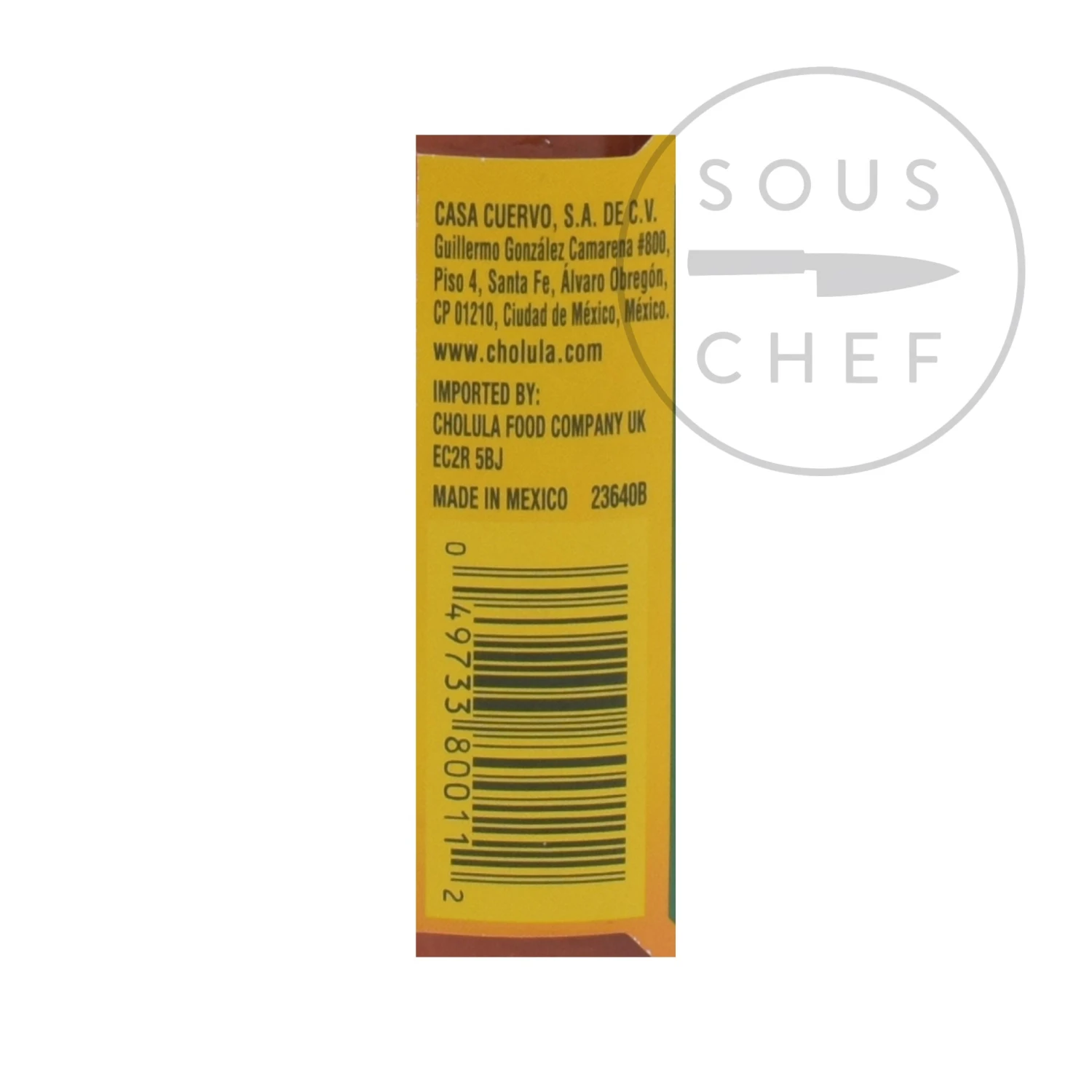 Cholula Garlic Hot Sauce 150ml Ingredients 4 Cholula Garlic Hot Sauce 150ml Ingredients