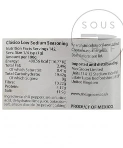 Tajin Low Sodium Chilli Lime Seasoning Mix 142g