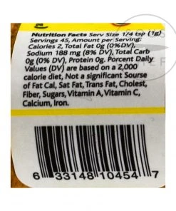 Tajin Habanero Chilli Powder 45g Ingredients