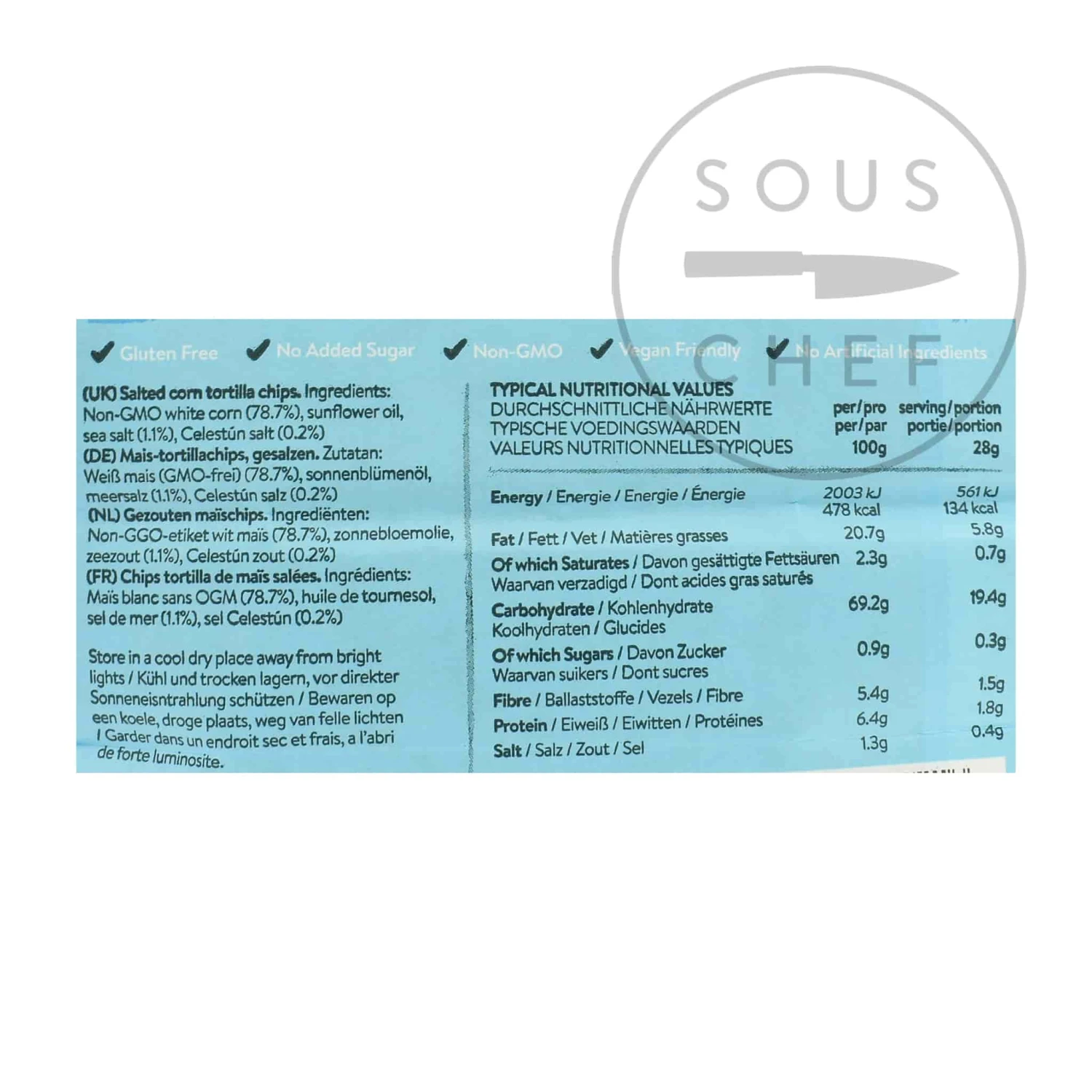 Blanco Niño Corn Tortilla Chips With Sea Salt 170g 4 Blanco Niño Corn Tortilla Chips With Sea Salt 170g