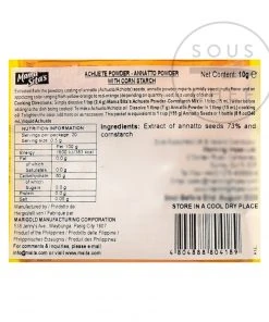 Mama Sita Ingredients Achiote Powder - Annatto Powder 10g