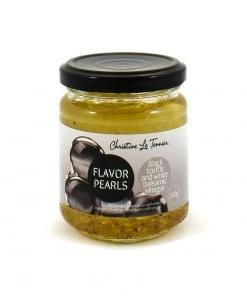 Christine Le Tennier White Balsamic And Black Truffle Flavor Pearls Ingredients
