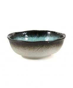 Kiji Stoneware & Ceramics Turquoise Glaze Bowl 12cm Dia X 4cm High Tableware