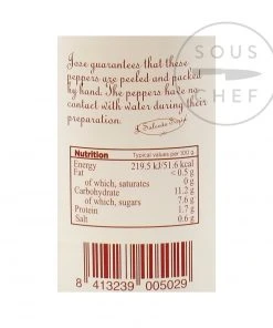 Navarrico Ingredients Piquillo Pepper Strips 390g