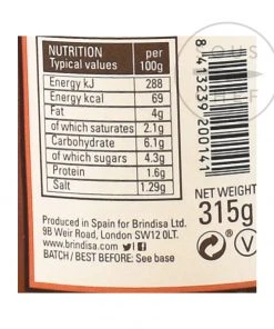 Brindisa Salsa Brava, Spicy Tomato Sauce 315g Ingredients