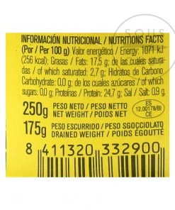 Ortiz Atun Claro Fillet In Olive Oil 250g Ingredients