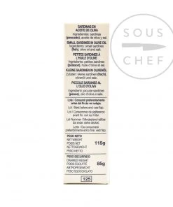 Ingredients La Brujula Sardinillas - Small Sardines 115g