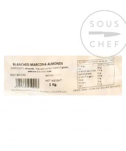 La Baturrica Blanched, Skinless Marcona Almonds 1kg