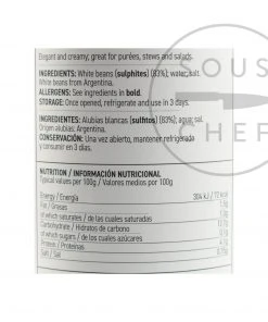 Ingredients Perello Alargada White Beans 720g