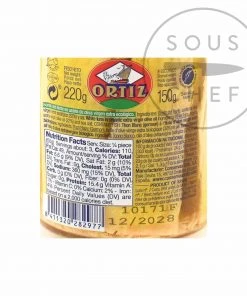 Ortiz Bonito In Organic Olive Oil 220g Ingredients
