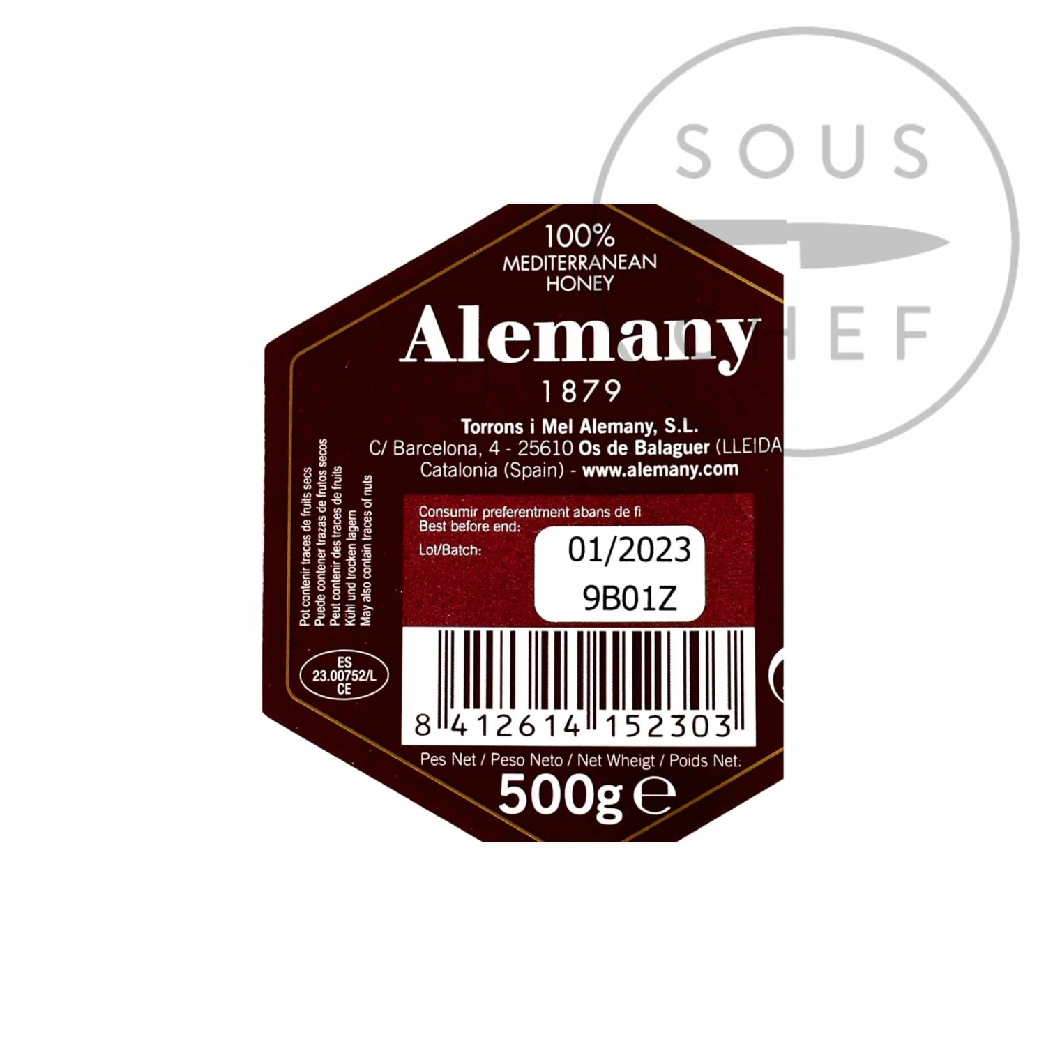 Ingredients Alemany Mountain Honey In Ceramic Jar 500g 6 Ingredients Alemany Mountain Honey In Ceramic Jar 500g