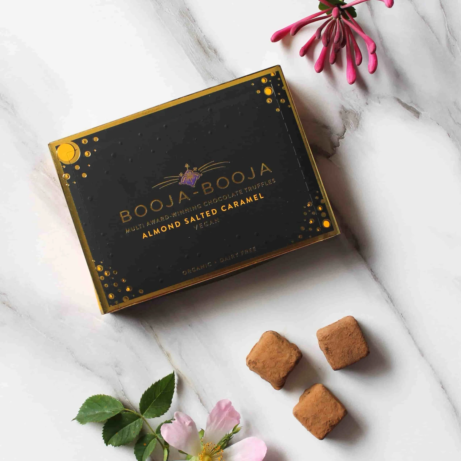 Booja Booja Almond Salted Caramel Truffles 92g Ingredients 4 Booja Booja Almond Salted Caramel Truffles 92g Ingredients