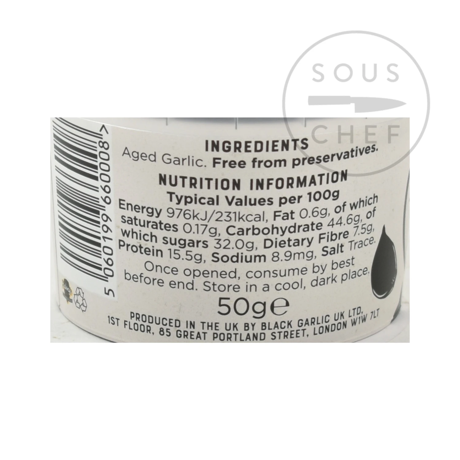 Balsajo Ingredients Black Garlic Cloves 50g 5 Balsajo Ingredients Black Garlic Cloves 50g