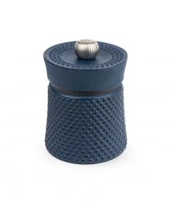 Peugeot Bali Fonte Cast Iron Pepper Mill Blue 8cm Cookware