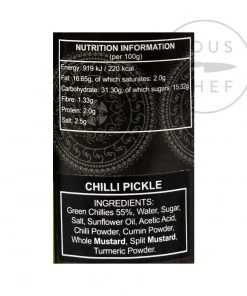 Ferns' Chilli Pickle 380g Ingredients