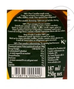 Vertmont Pure Maple Syrup 187ml