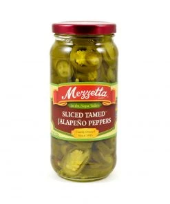 Mezzetta Ingredients Sliced Tamed Jalapeno Peppers 425g Net