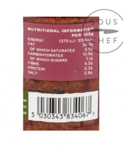 Belazu Rose Harissa Pesto 165g Ingredients 7 Belazu Rose Harissa Pesto 165g Ingredients