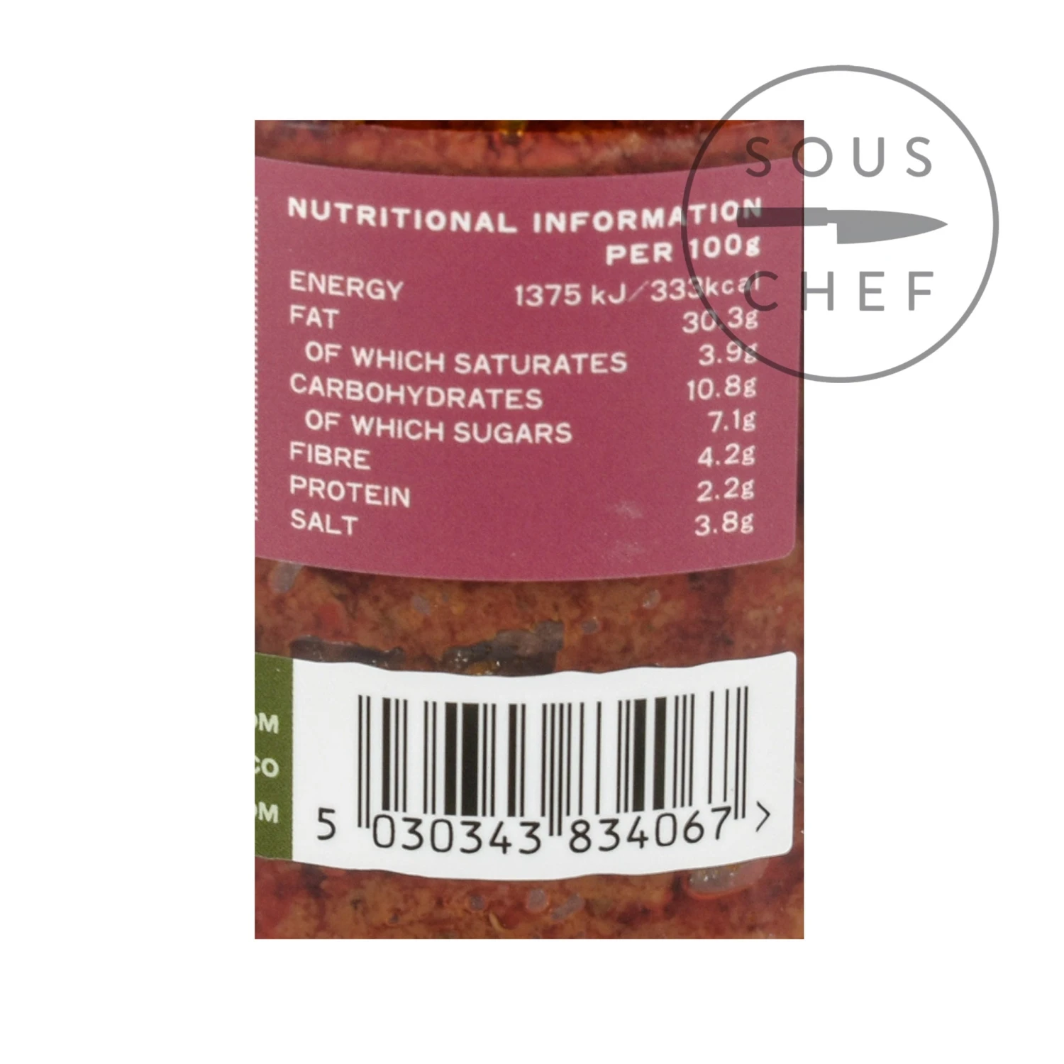 Belazu Rose Harissa Pesto 165g Ingredients 5 Belazu Rose Harissa Pesto 165g Ingredients