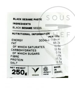 Ingredients Belazu Black Tahini 250g