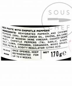 Belazu Smoked Chilli Harissa 170g Ingredients