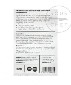 Cool Chile Co Dried Chipotle Chillies 40g