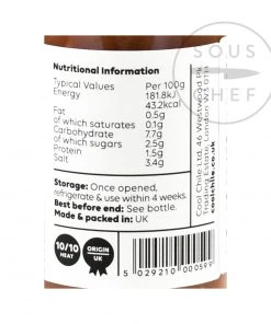 Cool Chile Co Habanero Hot Sauce 150g Ingredients