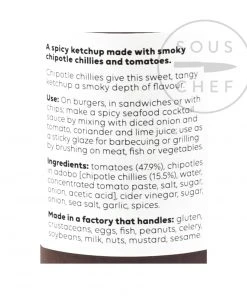 Cool Chile Co Chipotle Ketchup 260g Ingredients 7 Cool Chile Co Chipotle Ketchup 260g Ingredients