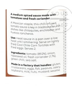 Cool Chile Co Ranchero Sauce 260g Ingredients